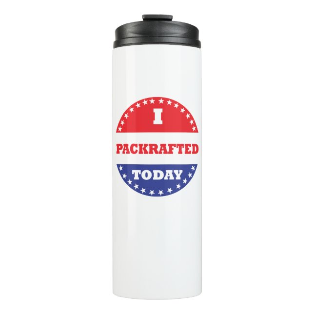 Garrafa Térmica Eu empacotado hoje (Frente)