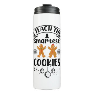 Garrafa Térmica Eu Ensino os Cookies Mais Inteligentes Natal Profe