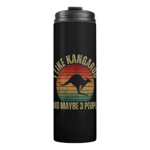 GARRAFA TÉRMICA EU GOSTO DE KANGAROO E TALVEZ 3 PESSOAS