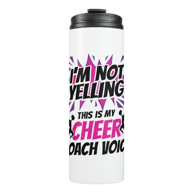 Garrafa Térmica Eu não estou gritando que esta é minha voz animada (Frente)