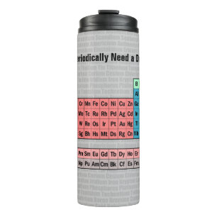 Garrafa Térmica Eu periodicamente preciso de uma bebida: Mesa peri