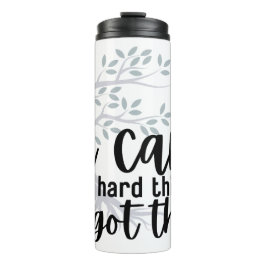 Garrafa Térmica Eu posso fazer coisas Duros (Árvore Mudada da Vida