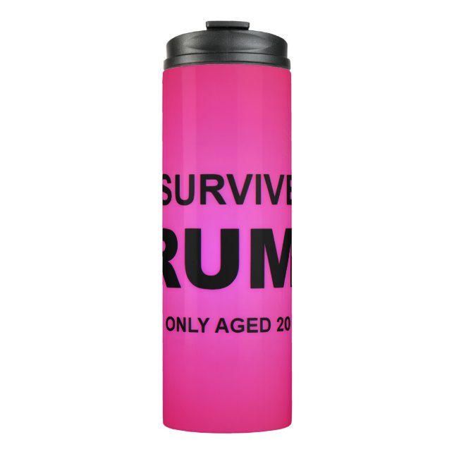 Garrafa Térmica Eu Sobrevivi a tRUMP (Frente)