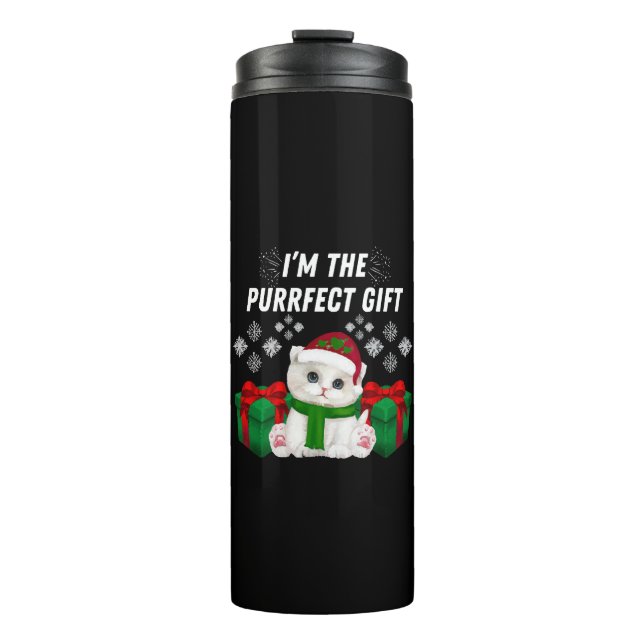 Garrafa Térmica Eu Sou o Presente Purrfeito (Frente)