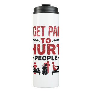 Garrafa Térmica Eu sou pago para Pessoas machucadas