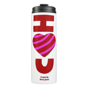 Garrafa Térmica Eu Te Amo Tumbler Térmico