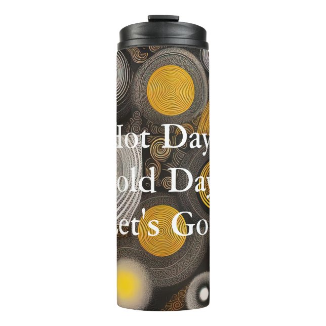 Garrafa Térmica Eva 2 Abstract Design Thermal Tumbler (Frente)