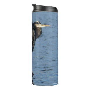 Garrafa Térmica Excelente Blue Heron no Tumbler térmico do membro