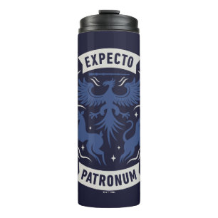 Garrafa Térmica Expecto Patronum Gráfico de Silhueta Vintage