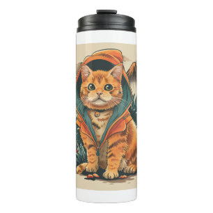 Garrafa Térmica Explorador de Gatos Dinossauros