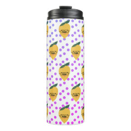 Garrafa Térmica Extração de Mão de Cartoon de Ponto de Limão de Ve