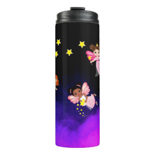 Garrafa Térmica Fadas e estrelas