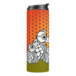 Garrafa Térmica Família e Bolinhas de aves