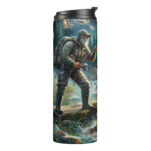 Garrafa Térmica Fantasy Pescador Capturando Peixe Mágico