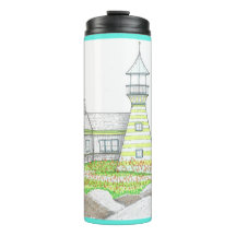 Farol 6; Tumbler térmico; ciano