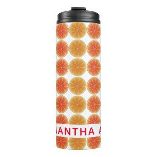 Garrafa Térmica Fatias Laranja