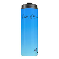 Favor de Deus (Gradiente Azul) Tumbler Térmico