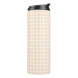 Garrafa Térmica Faye e Lauren Beige Gingham