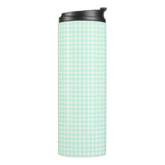 Garrafa Térmica Faye e Lauren Bright Gingham Verde