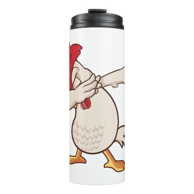 Garrafa Térmica Fazendeiro Dabbing de Frango Dab Dança (Frente)