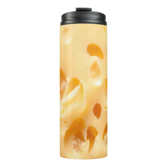 Garrafa Térmica Feche o queijo amarelo. Este arquivo é limpo e (Frente)