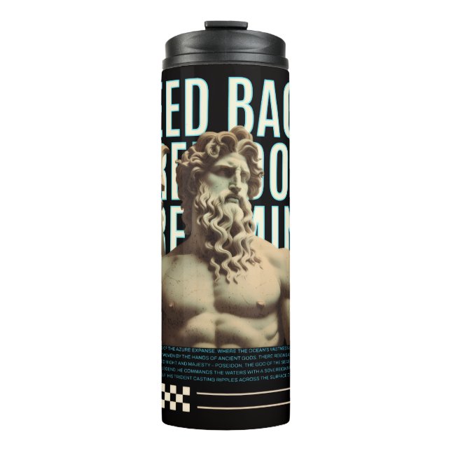 Garrafa Térmica  feed back free Dom sculpture mug (Frente)