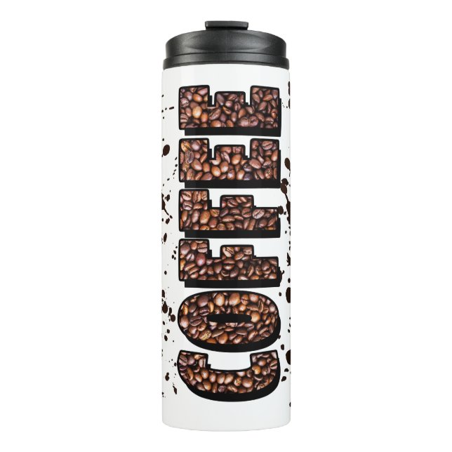 Garrafa Térmica Feijões de café (Frente)