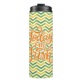 Garrafa Térmica Feliz Dia de São Patrício - Hoje sou irlandês