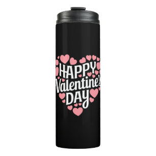 Garrafa Térmica Feliz Dia dos Namorados Divertido Coração Amor Dia