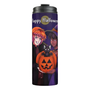 Garrafa Térmica Feliz Figurino de Halloween