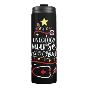 Garrafa Térmica Feliz Natal Oncologista Enfermando Presente Oncolo