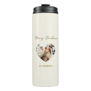 Garrafa Térmica Feliz Natal Personalizado Tumbler Térmico