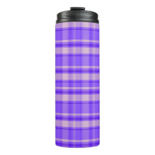 Garrafa Térmica Feliz Peri Xadrez, Tartan Roxo