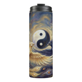 Garrafa Térmica Fênix yin yang