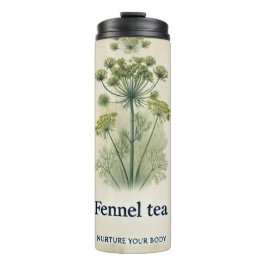 Garrafa Térmica Fennel Tea Design AI art