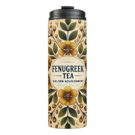 Garrafa Térmica Fenugreek Tea Design AI art