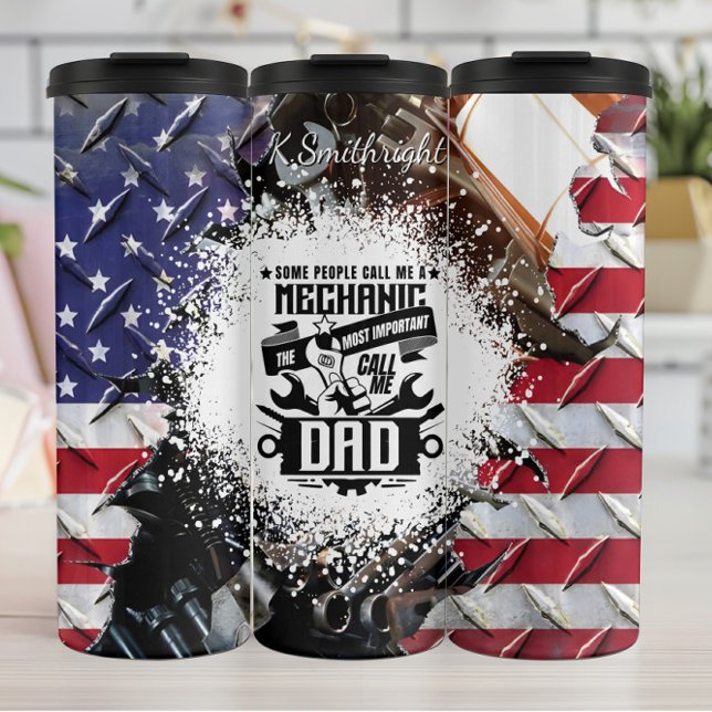 Garrafa Térmica Ferramenta de Sinalizador Americano de Pai Mecânic (Criador carregado)