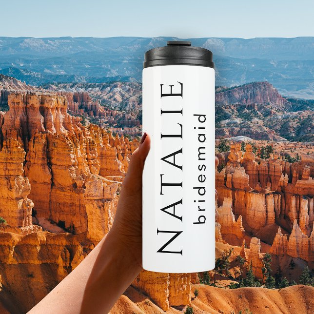 Garrafa Térmica Festa de solteira de presentes da Bridesmaid Perso (Criador carregado)