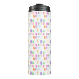 Garrafa Térmica Festa de Traços Pintados Pintados com Arco-Íris