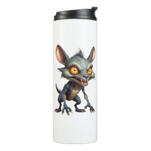 Garrafa Térmica Fierce Chupacabra Art Spiky Pele Criatura Fantasia