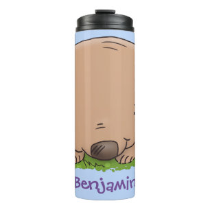 Garrafa Térmica Figura de desenho animado de um bebê fofo