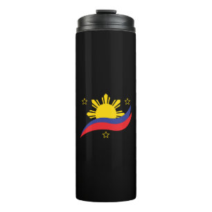 Garrafa Térmica Filipinas Filipino Pinoy Bandeira