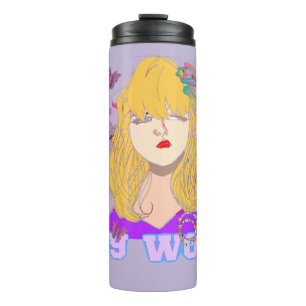 Garrafa Térmica Filme de Mikitiez premier princesa boneca de verão