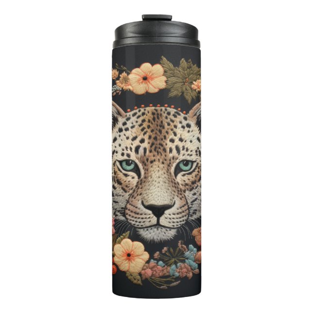 Garrafa Térmica Fique Frio e Na moda com nosso Leopardo (Frente)