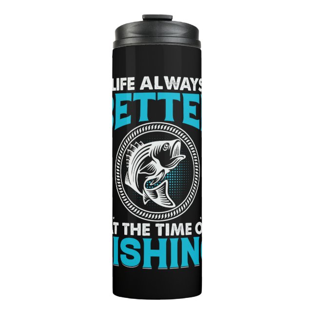 Garrafa Térmica Fishing Theme (Frente)