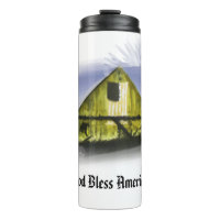 *~* Flag USA Wood Barn DEUS ABENÇOE AMERICA AP16