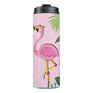Garrafa Térmica Flamingo Palm Sai Design Tropical