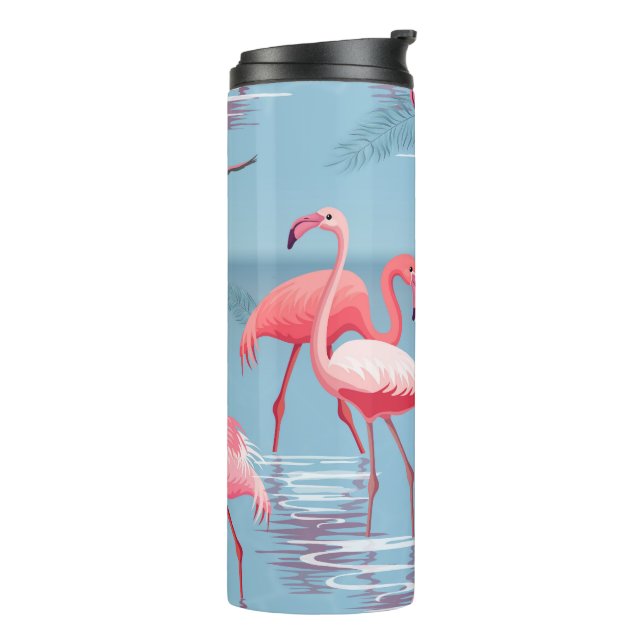 Garrafa Térmica Flamingos Padrão 1 (Giro à esquerda)