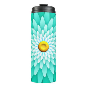 Garrafa Térmica Flor Azul Mandala-68566