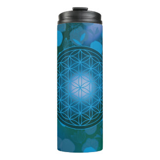Garrafa Térmica flor da vida, chakra,zen,geométrico sagrado,
